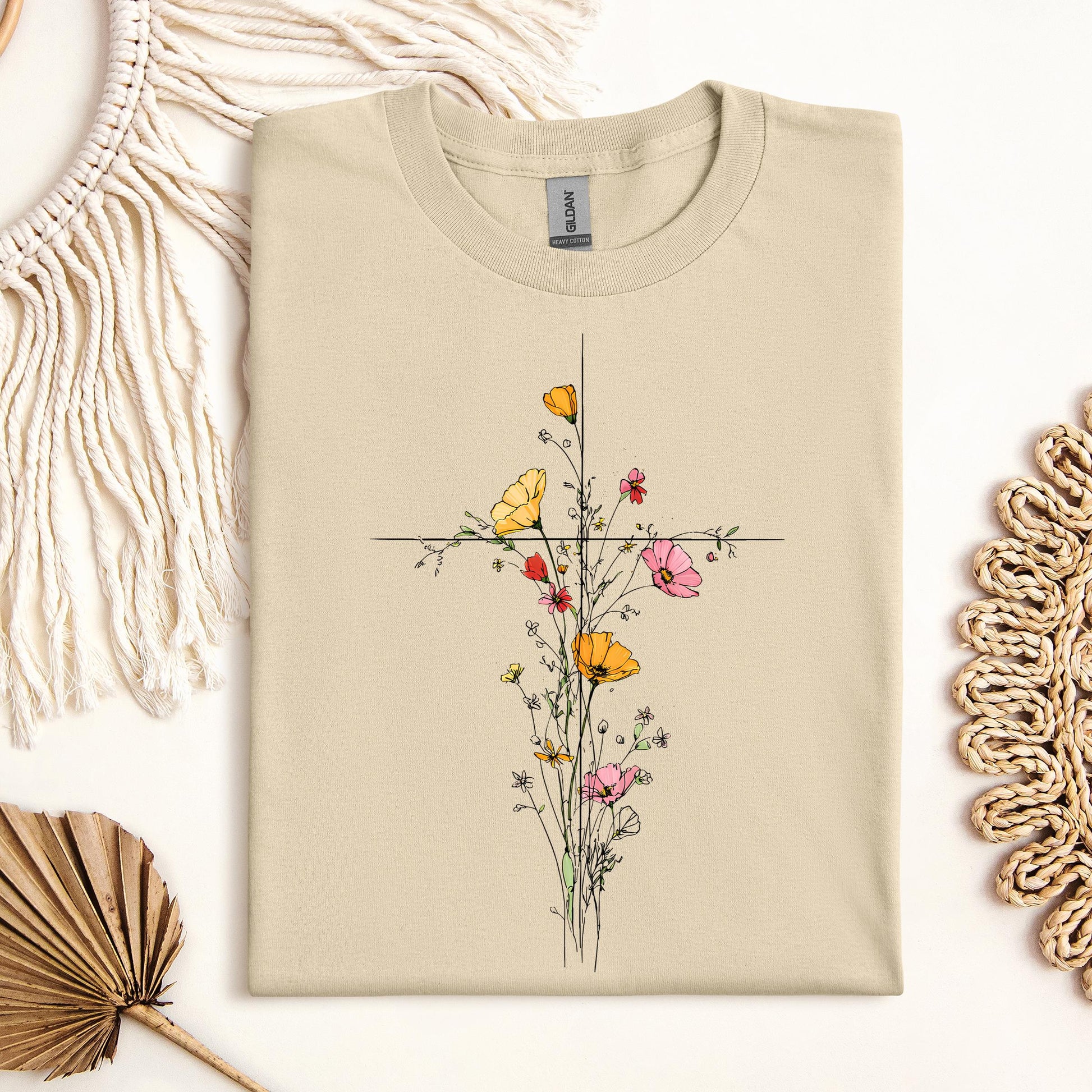 Floral Cross 04