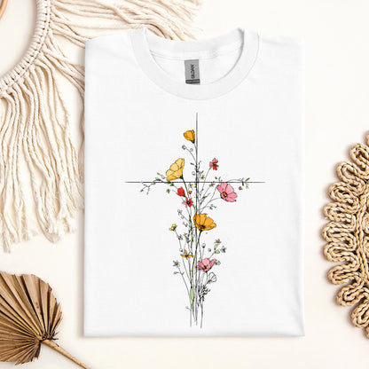 Floral Cross 04
