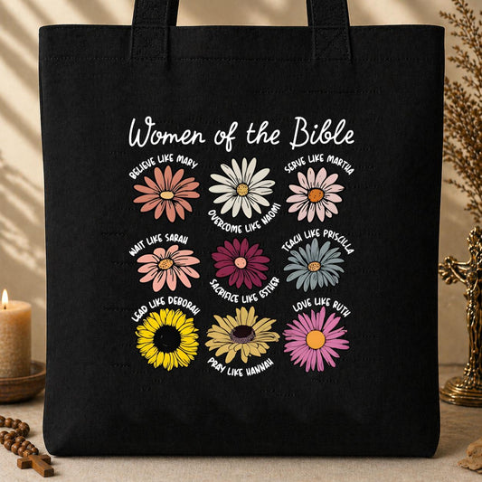 Flowers Women Of The Bible Tote Bag