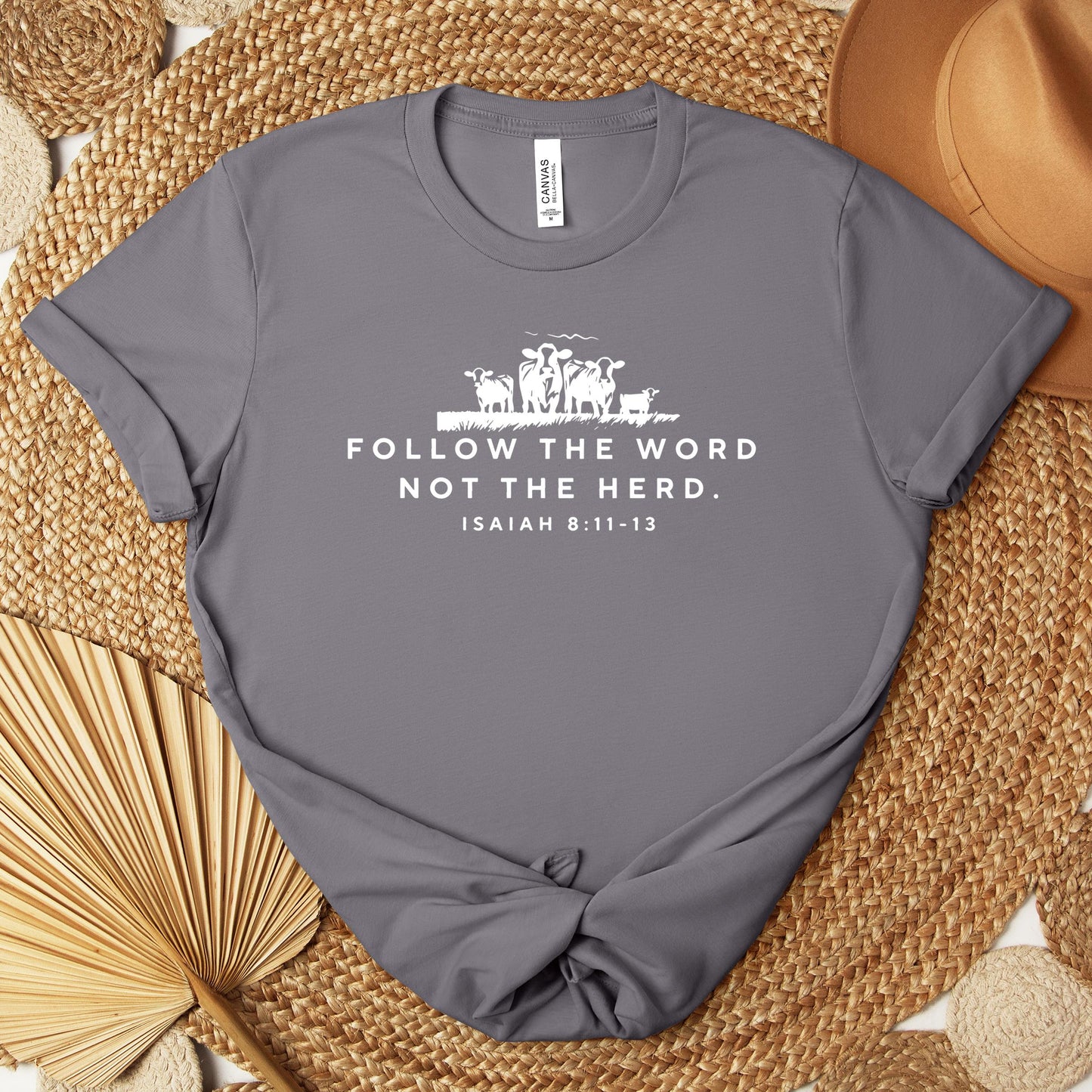 Follow The Word Not The Herd Isaiah 8.11-13 01 Premium T-shirt