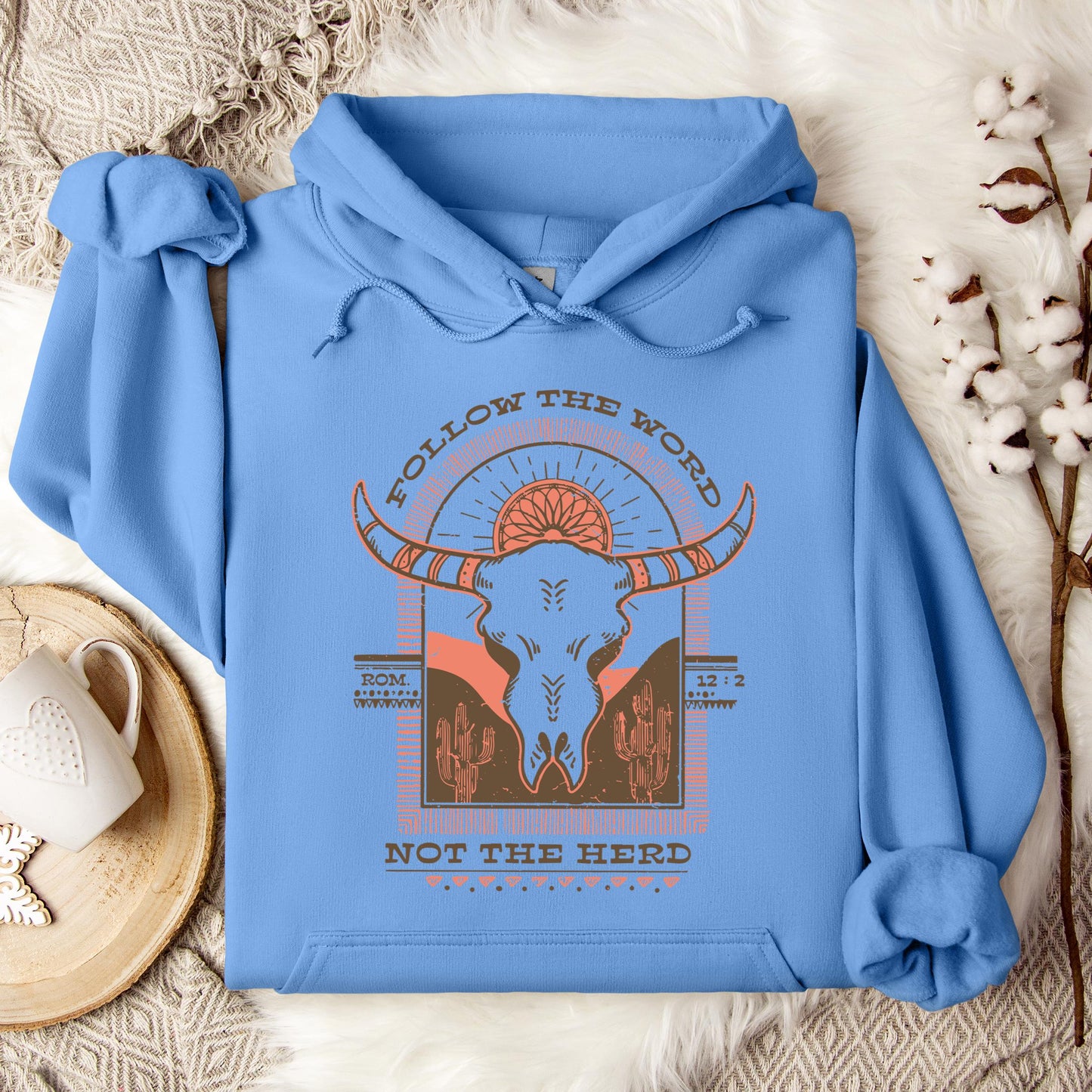 Follow The Word Not The Herd Rom 12.2 Hoodie