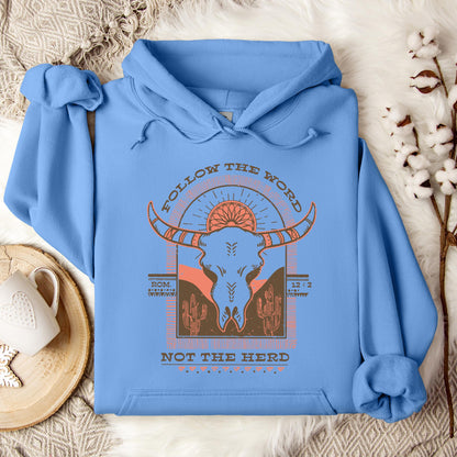 Follow The Word Not The Herd Rom 12.2 Hoodie