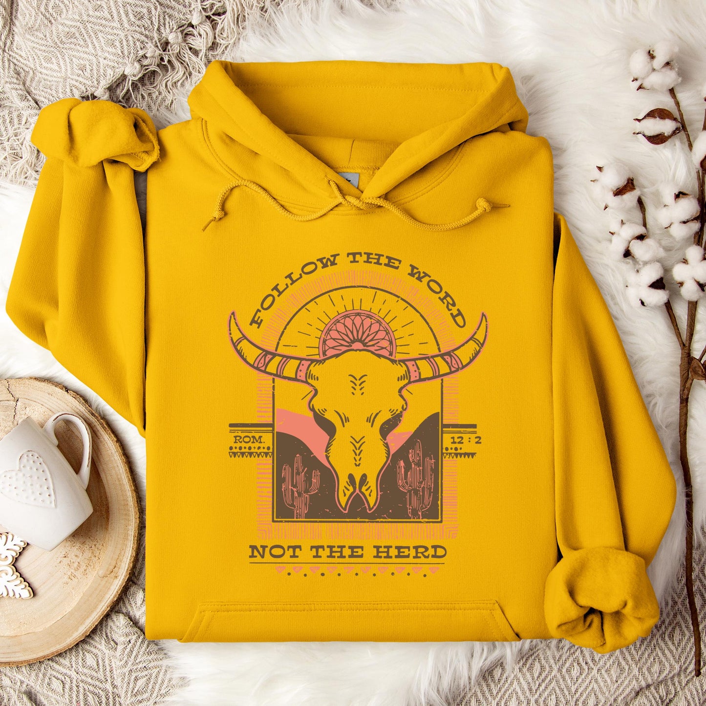 Follow The Word Not The Herd Rom 12.2 Hoodie