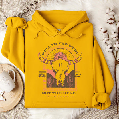 Follow The Word Not The Herd Rom 12.2 Hoodie