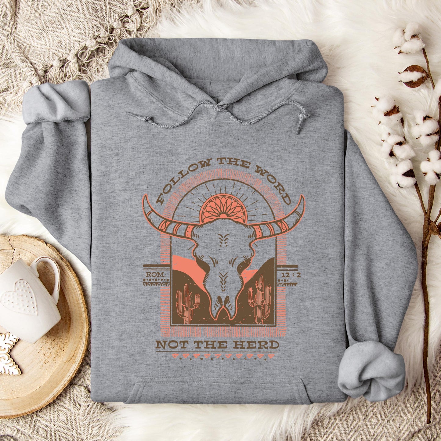 Follow The Word Not The Herd Rom 12.2 Hoodie