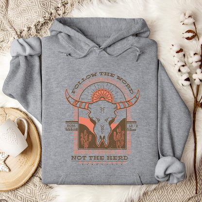 Follow The Word Not The Herd Rom 12.2 Hoodie
