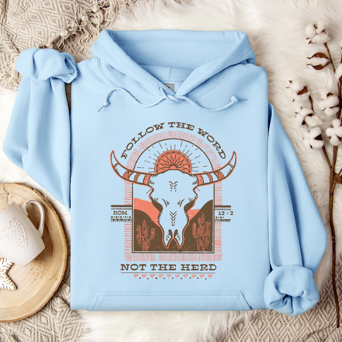 Follow The Word Not The Herd Rom 12.2 Hoodie