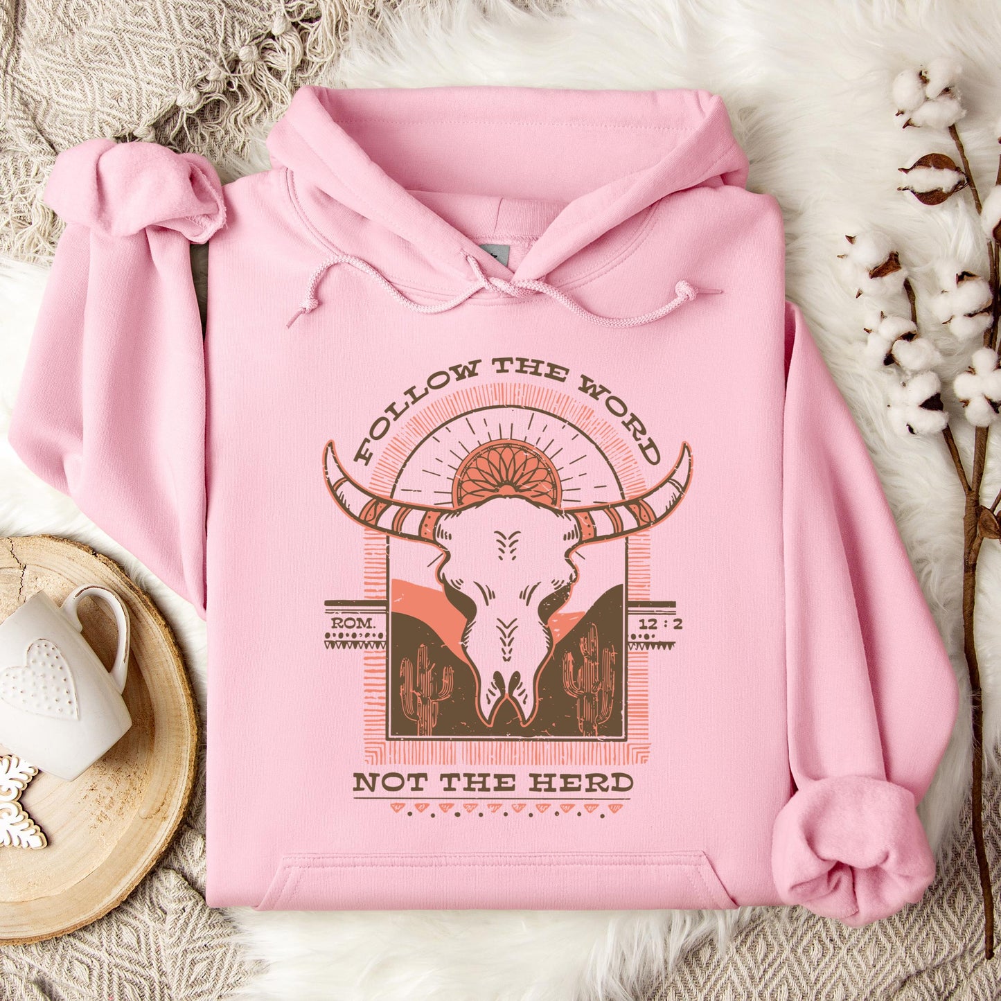 Follow The Word Not The Herd Rom 12.2 Hoodie