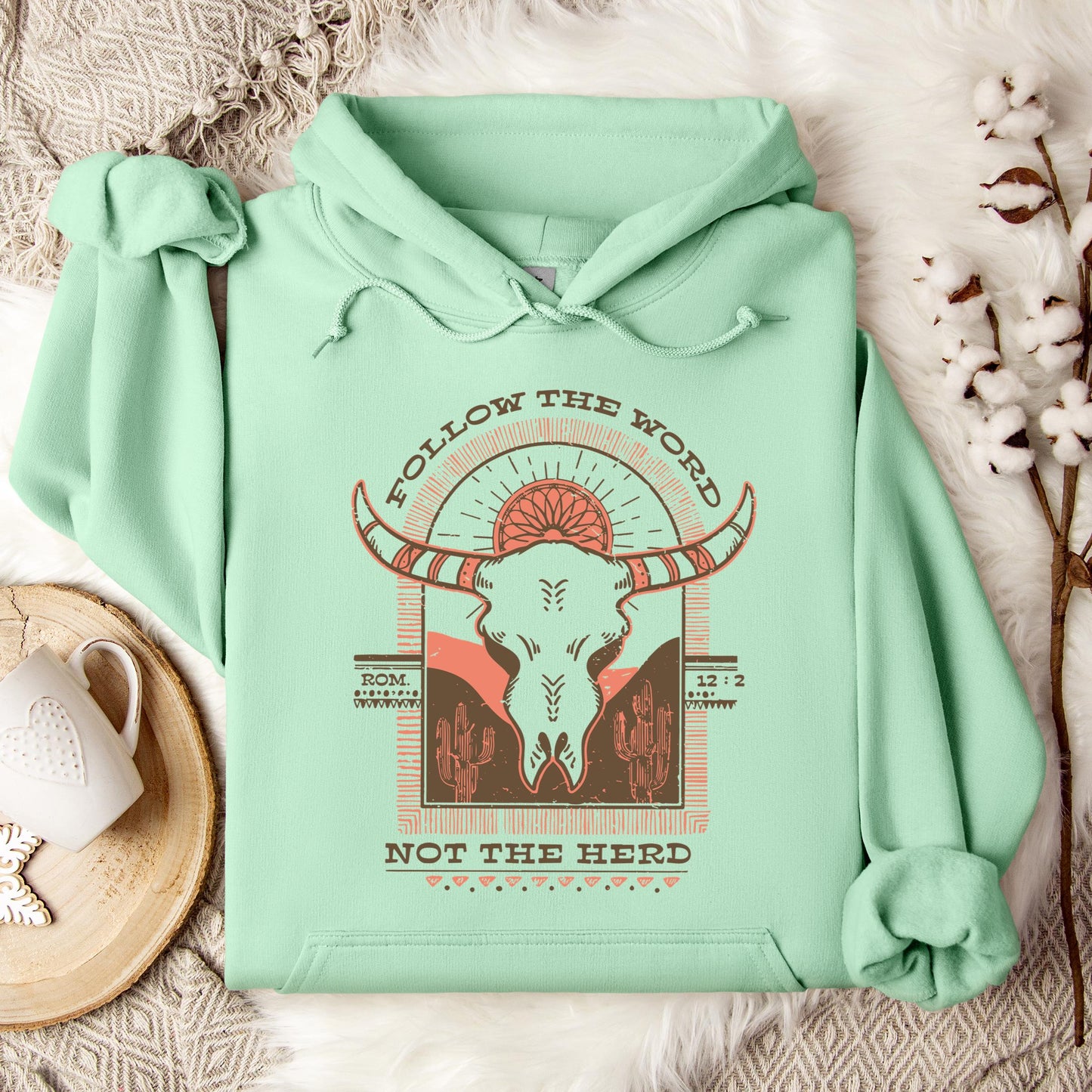 Follow The Word Not The Herd Rom 12.2 Hoodie