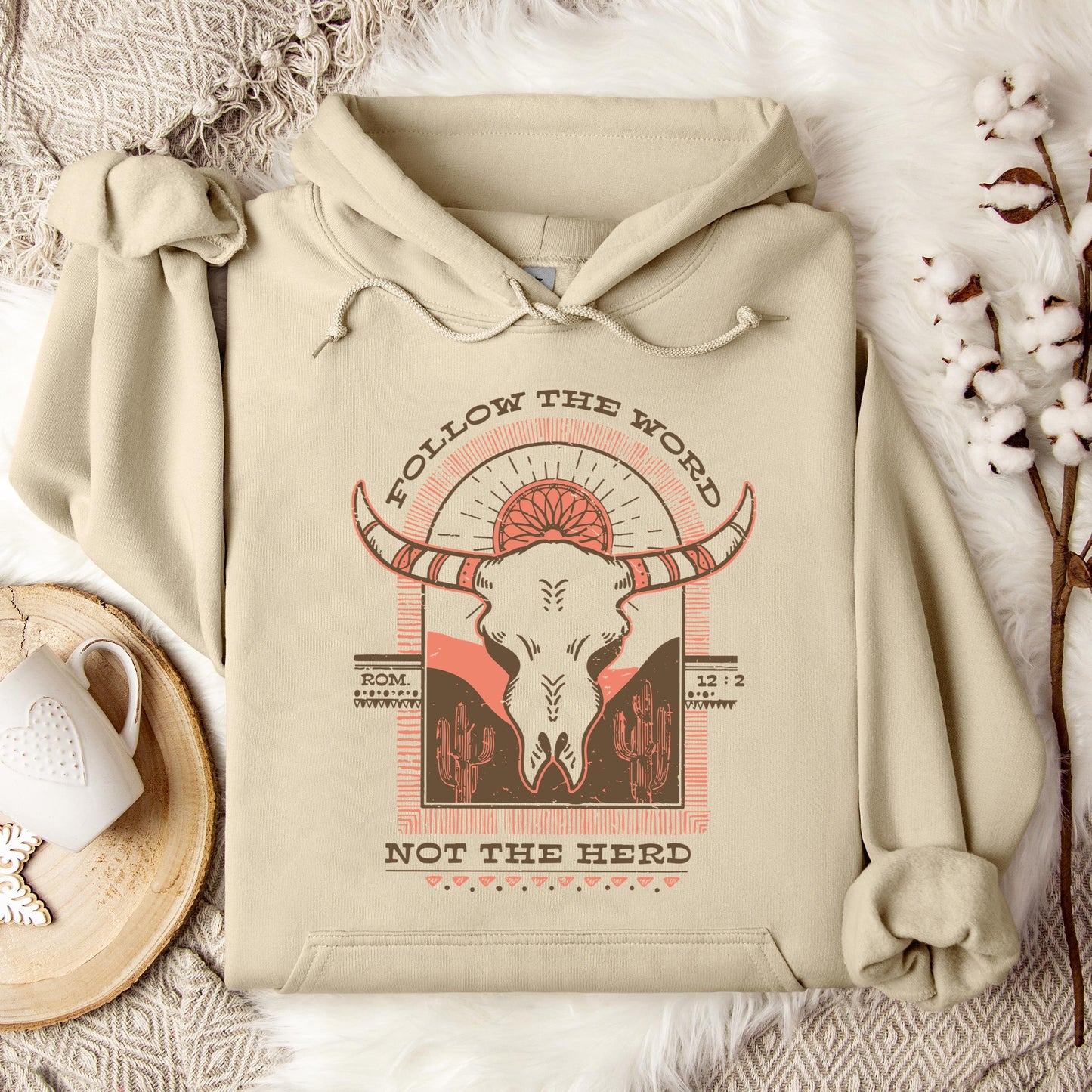 Follow The Word Not The Herd Rom 12.2 Hoodie
