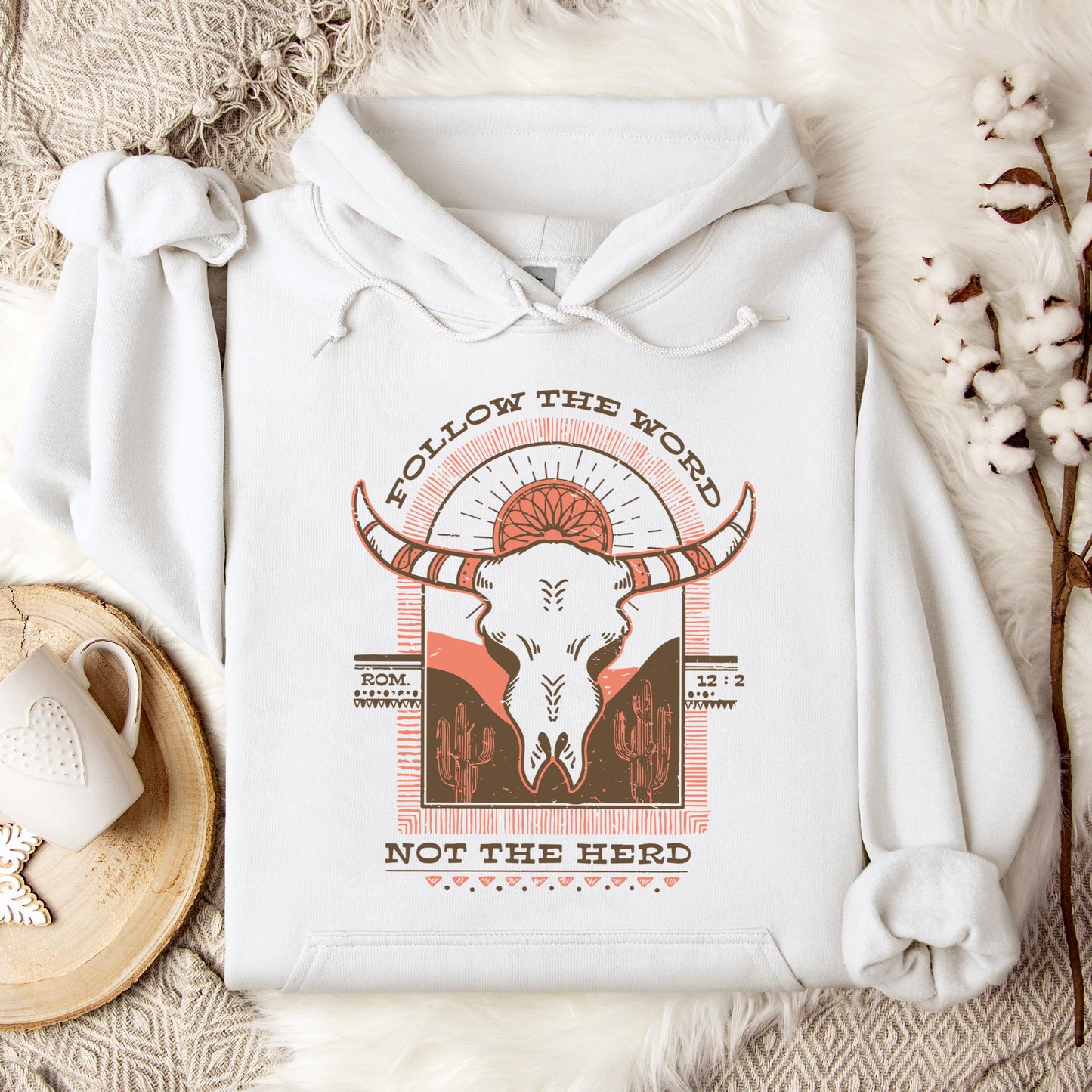 Follow The Word Not The Herd Rom 12.2 Hoodie