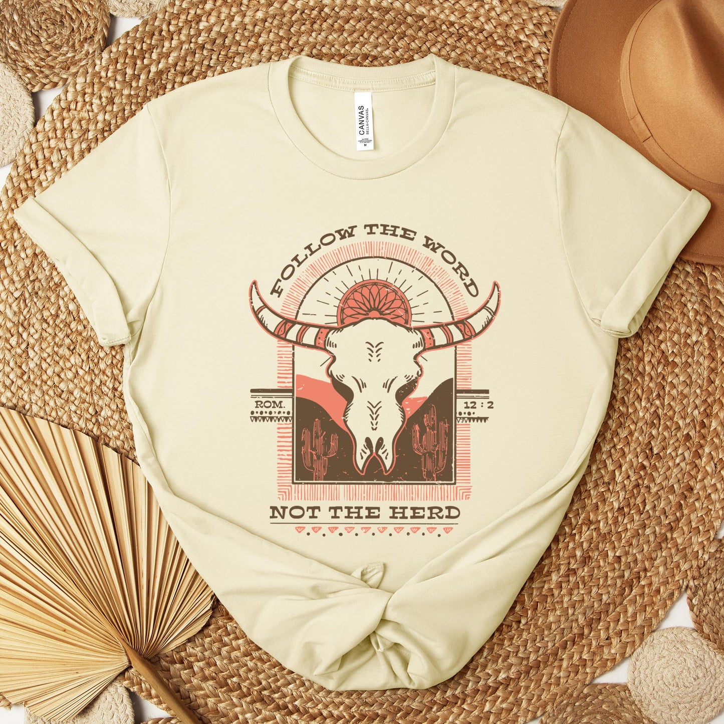 Follow The Word Not The Herd Rom 12.2 Premium T-shirt