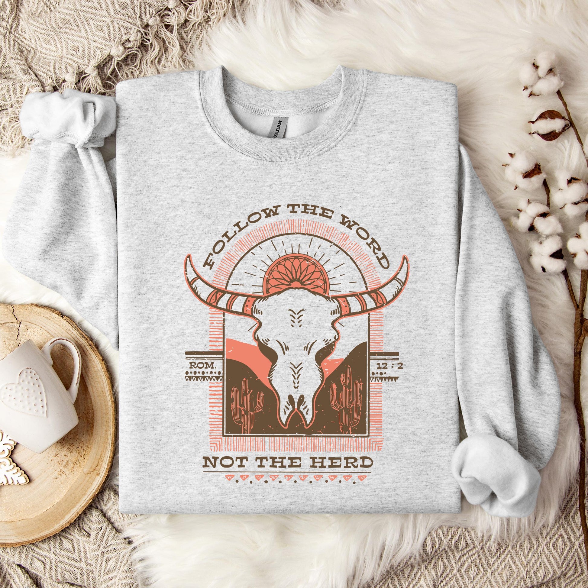 Follow The Word Not The Herd Rom 12.2 Sweatshirt