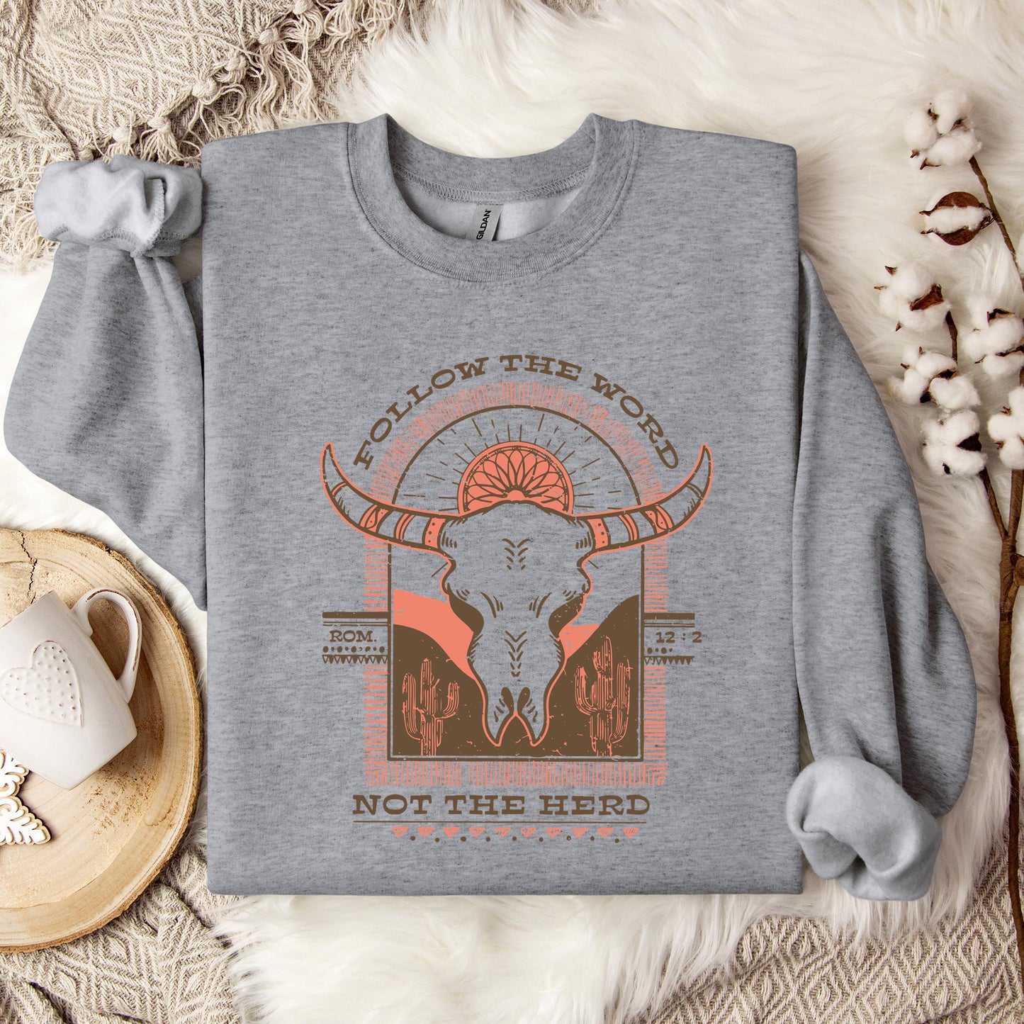 Follow The Word Not The Herd Rom 12.2 Sweatshirt