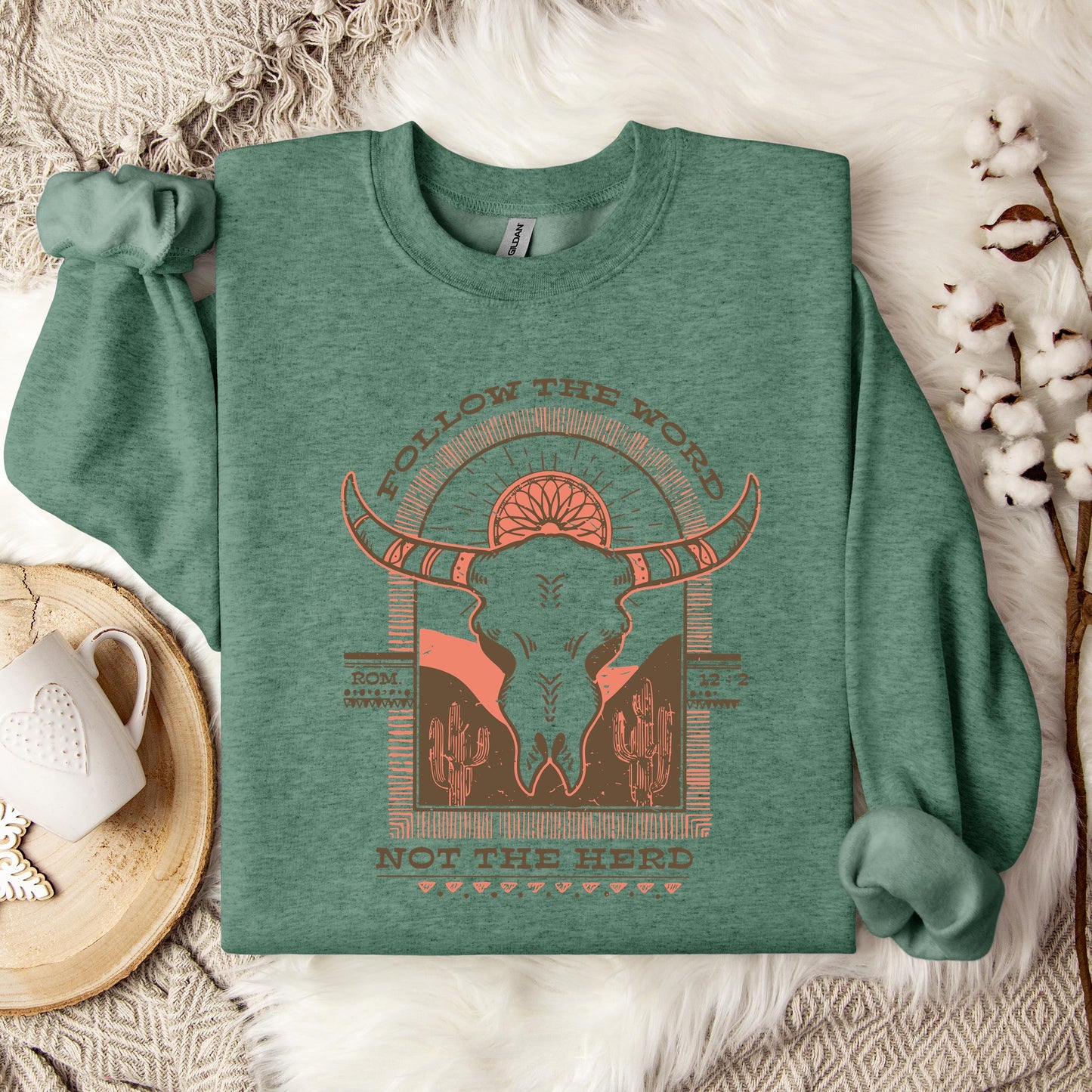 Follow The Word Not The Herd Rom 12.2 Sweatshirt