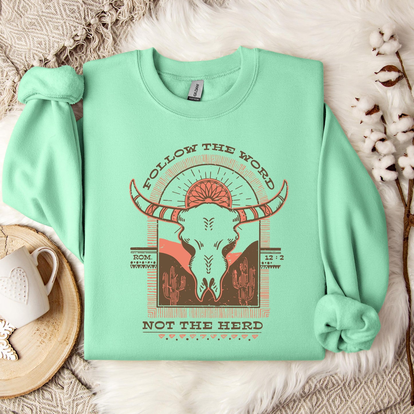 Follow The Word Not The Herd Rom 12.2 Sweatshirt