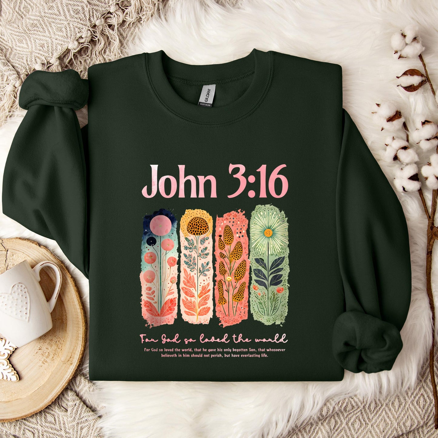 For God So Loved The World John 3.16 01 Sweatshirt