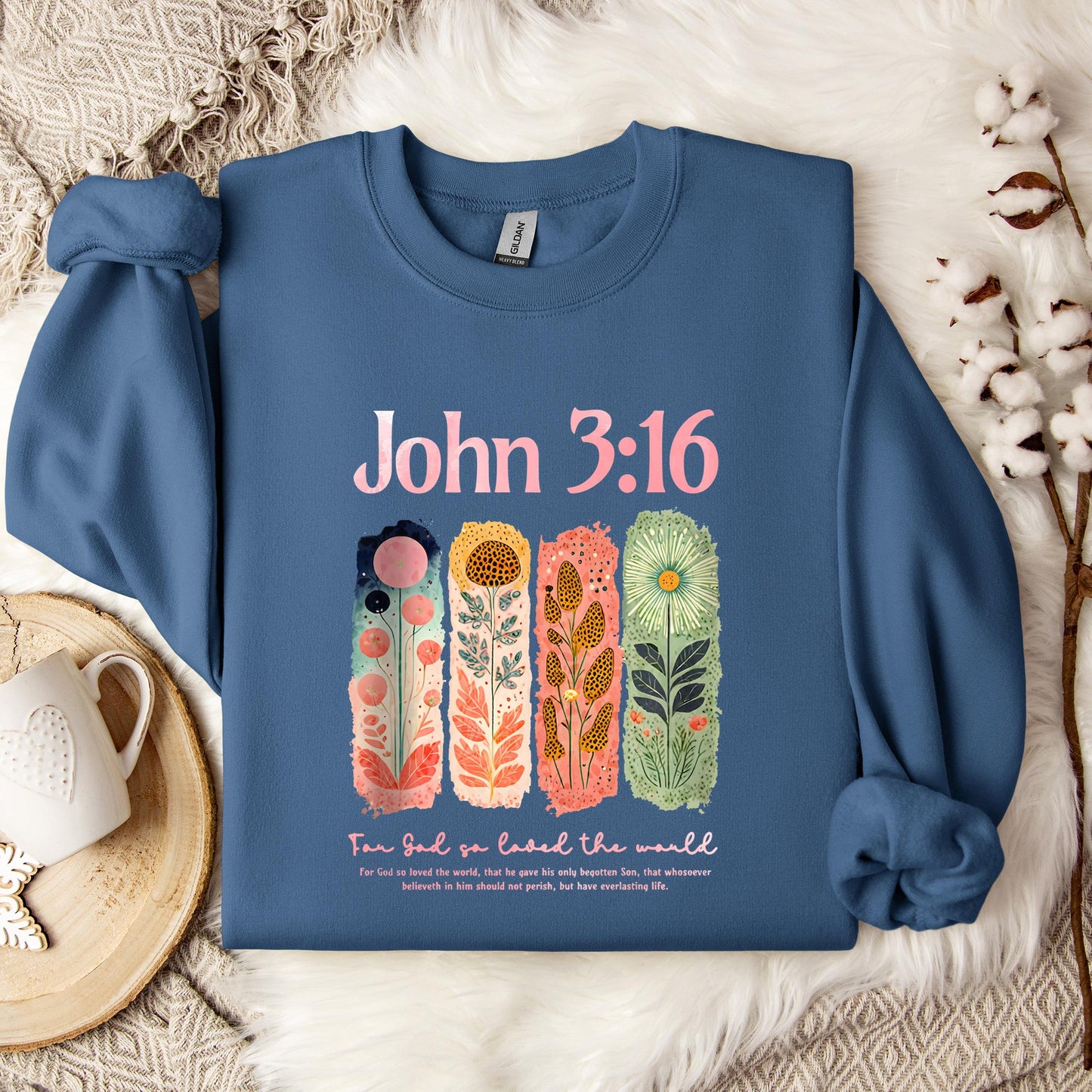 For God So Loved The World John 3.16 01 Sweatshirt