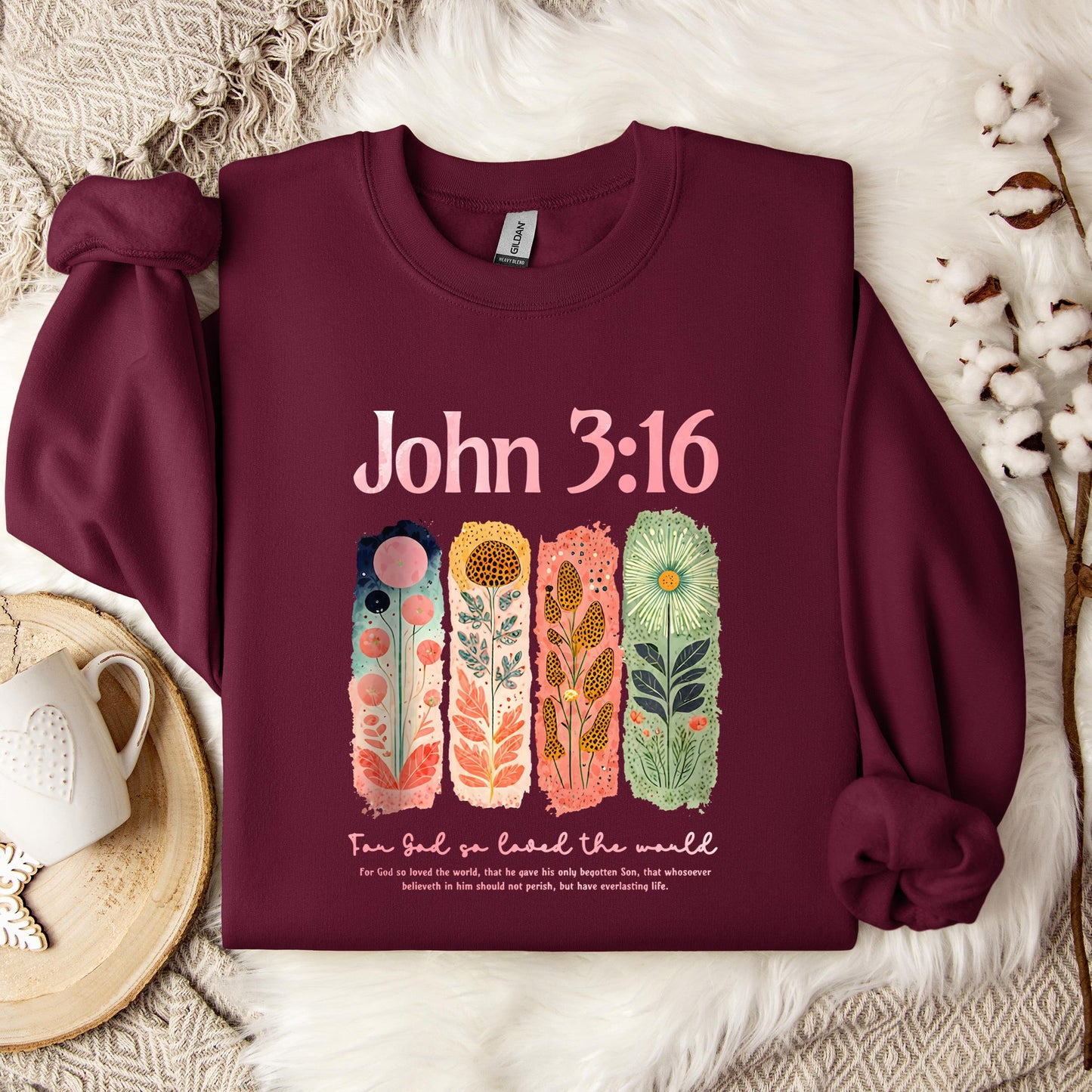 For God So Loved The World John 3.16 01 Sweatshirt
