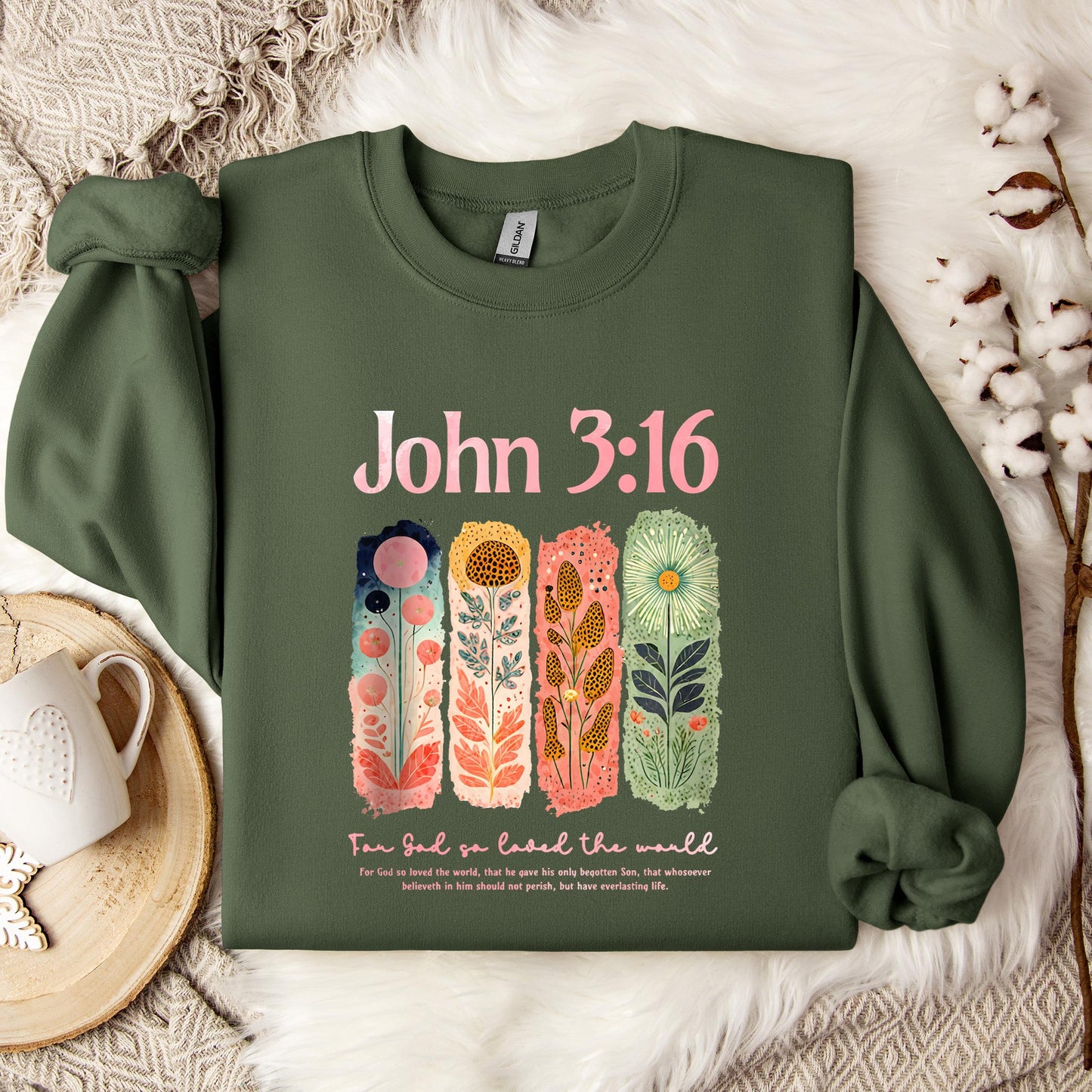 For God So Loved The World John 3.16 01 Sweatshirt