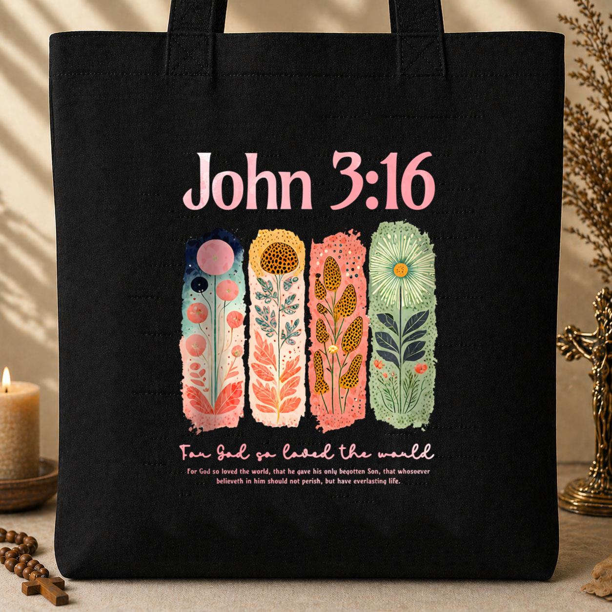 For God So Loved The World John 3.16 01 Tote Bag