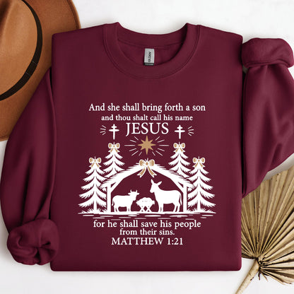 For He Shall Save His People From Their Sins Matthew 1.21 01