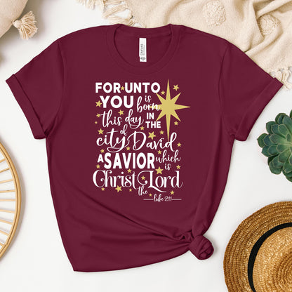 For Unto You Is Born This Day In The City Of David A Savior Which Is Christ The Lord Luke 2.11 01