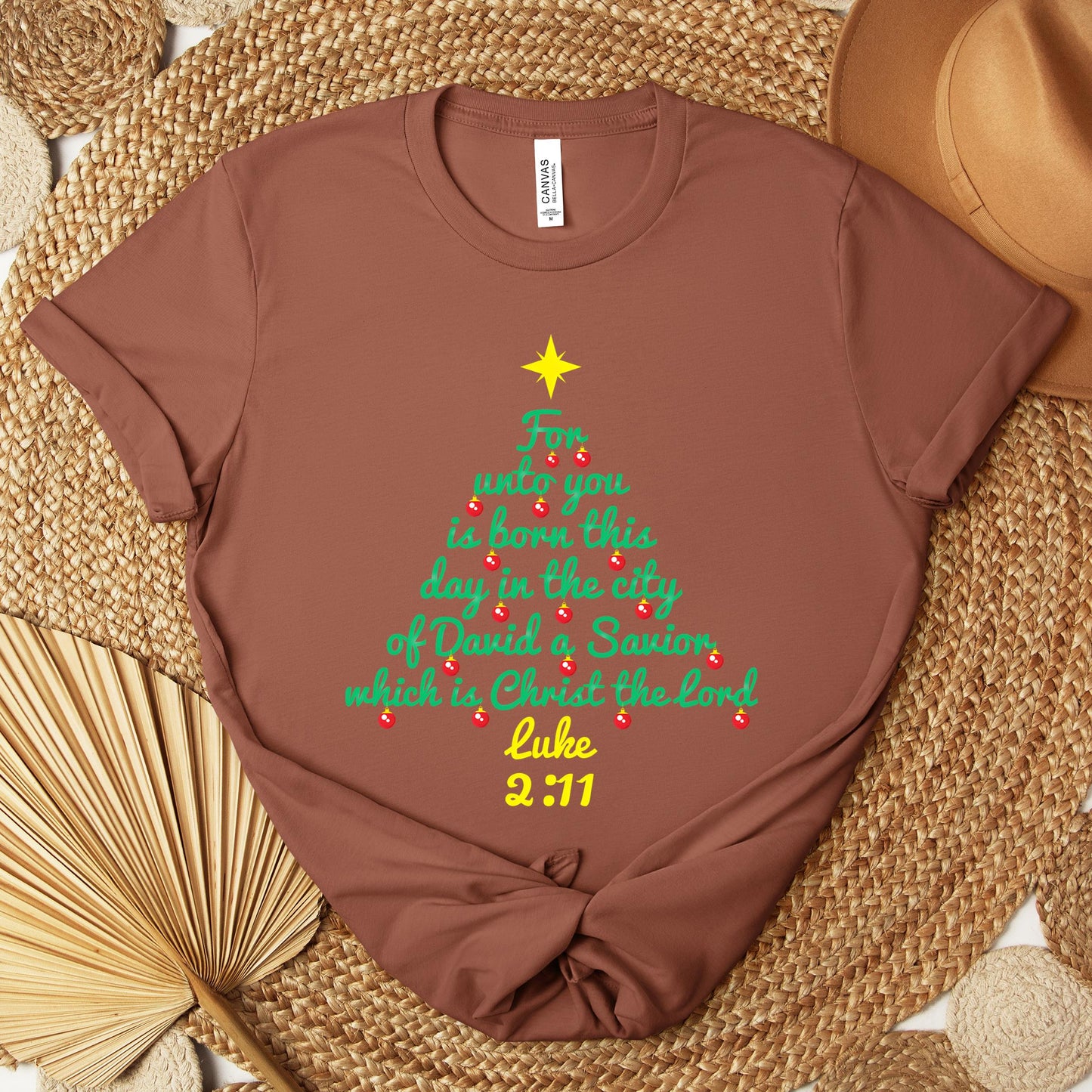 For Unto You Is Born This Day In The City Of David A Savior Which Is Christ The Lord Luke 2.11 Premium T-shirt