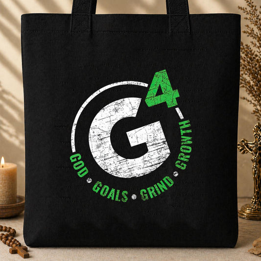 G4 God Goals Grind Growth 03 Tote Bag