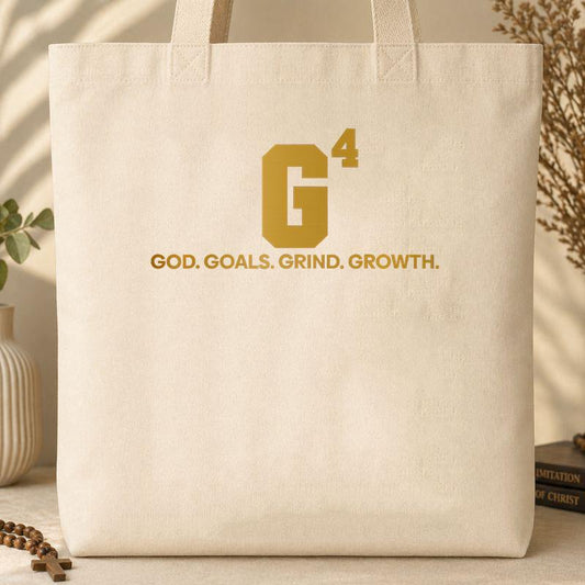 G4 God Goals Grind Growth 04 Tote Bag