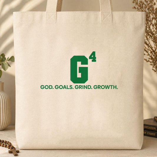 G4 God Goals Grind Growth 05 Tote Bag