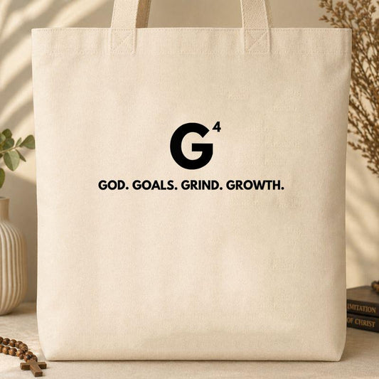 G4 God Goals Grind Growth 07 Tote Bag