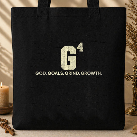 G4 God Goals Grind Growth 09 Tote Bag