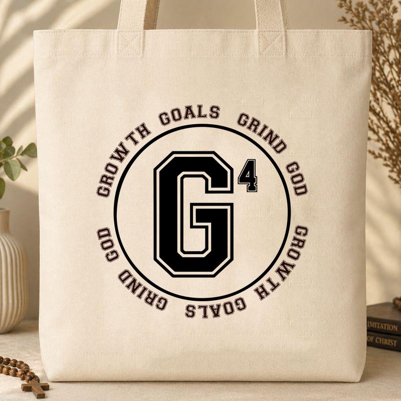 G4 Growth Goals Grind God 01 Tote Bag