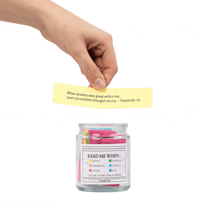 Handmade 90 Days Daily Grace Jar