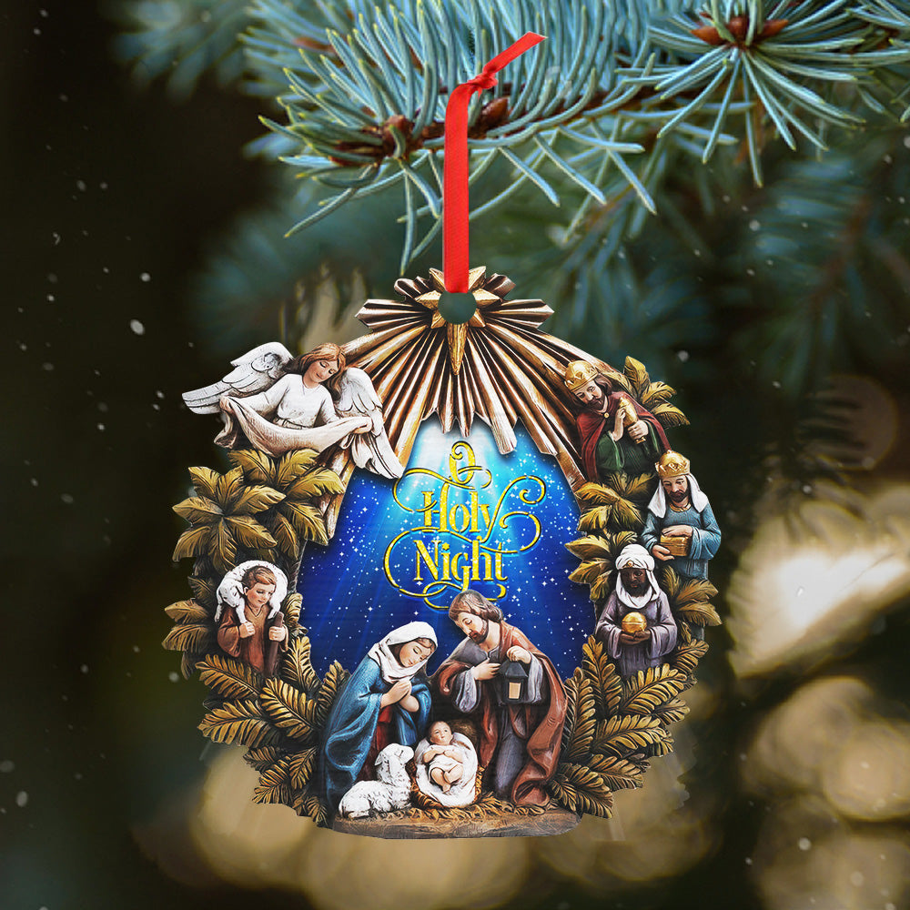 Christian Christmas Ornaments - Family Religious Gifts - Christian Decorations For Home, Religious Decor - Christian Friend Christmas Ornaments Gifts