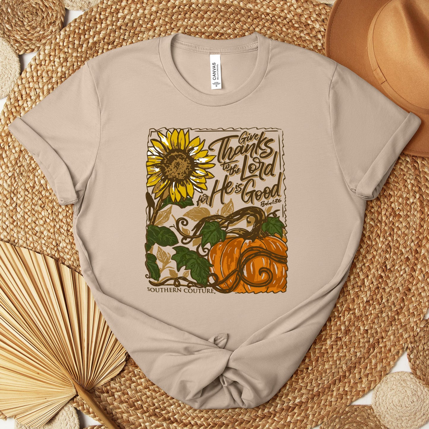 Give Thanks To The Lord For He Is Good Psalm 136 Premium T-shirt