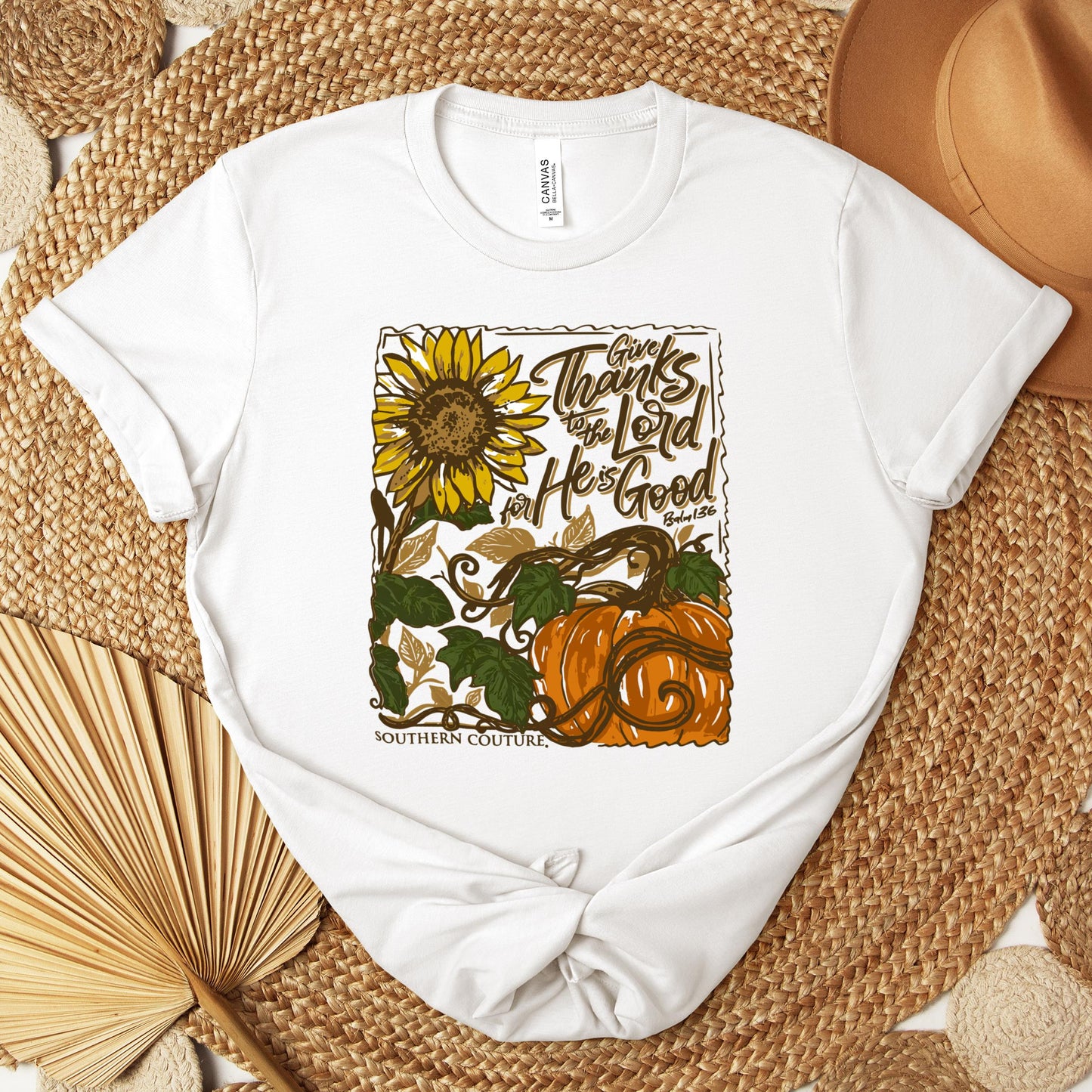 Give Thanks To The Lord For He Is Good Psalm 136 Premium T-shirt