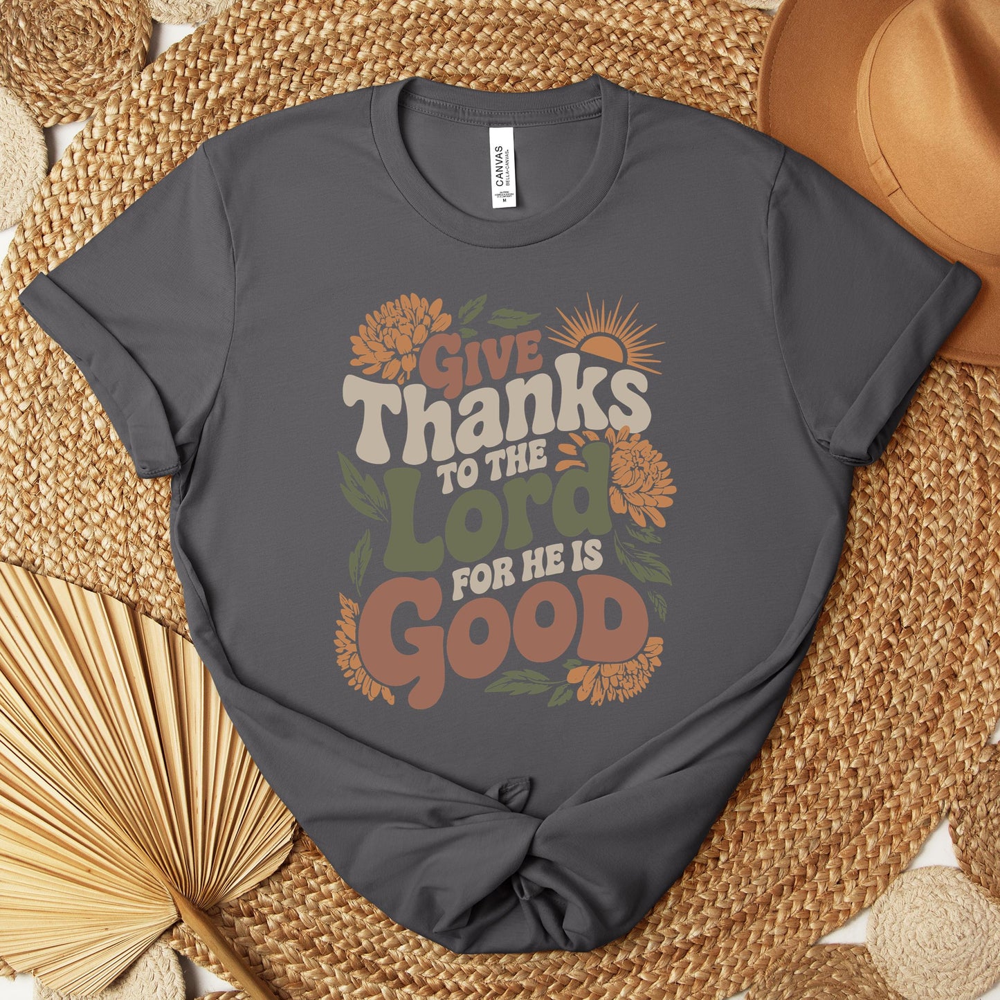 Give Thanks To The Lord For He Is Good Premium T-shirt