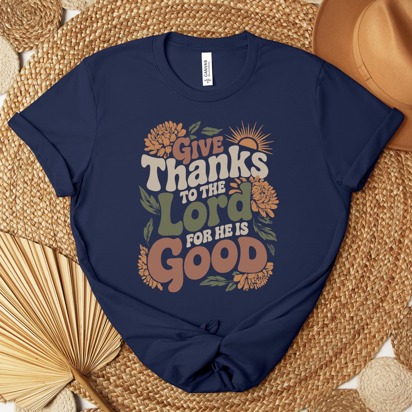 Give Thanks To The Lord For He Is Good Premium T-shirt