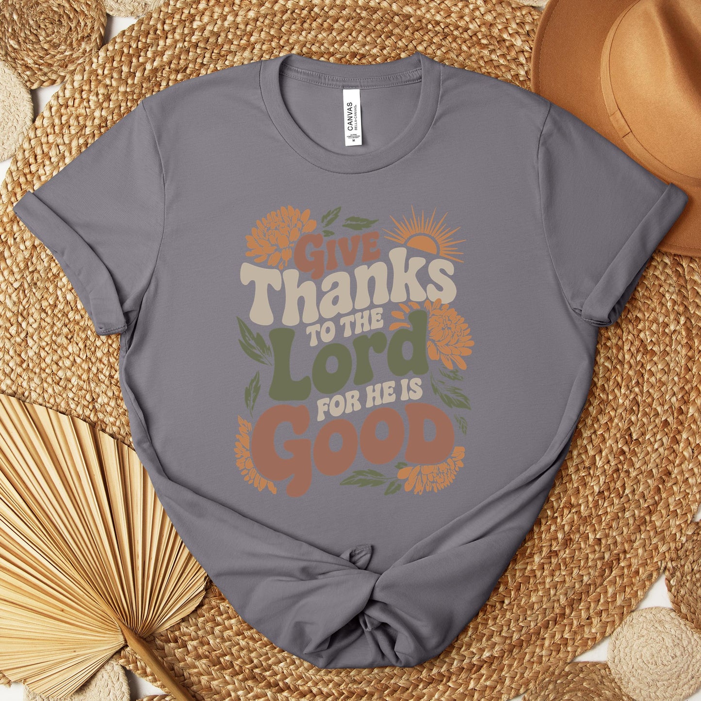 Give Thanks To The Lord For He Is Good Premium T-shirt