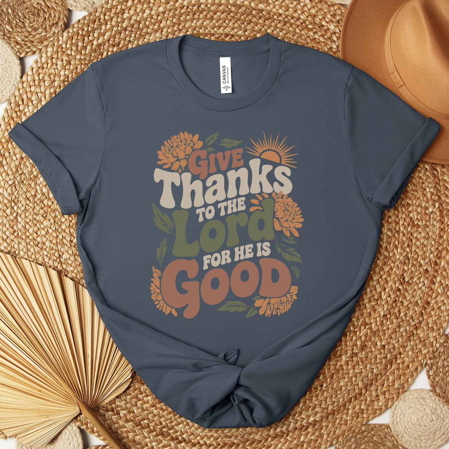 Give Thanks To The Lord For He Is Good Premium T-shirt
