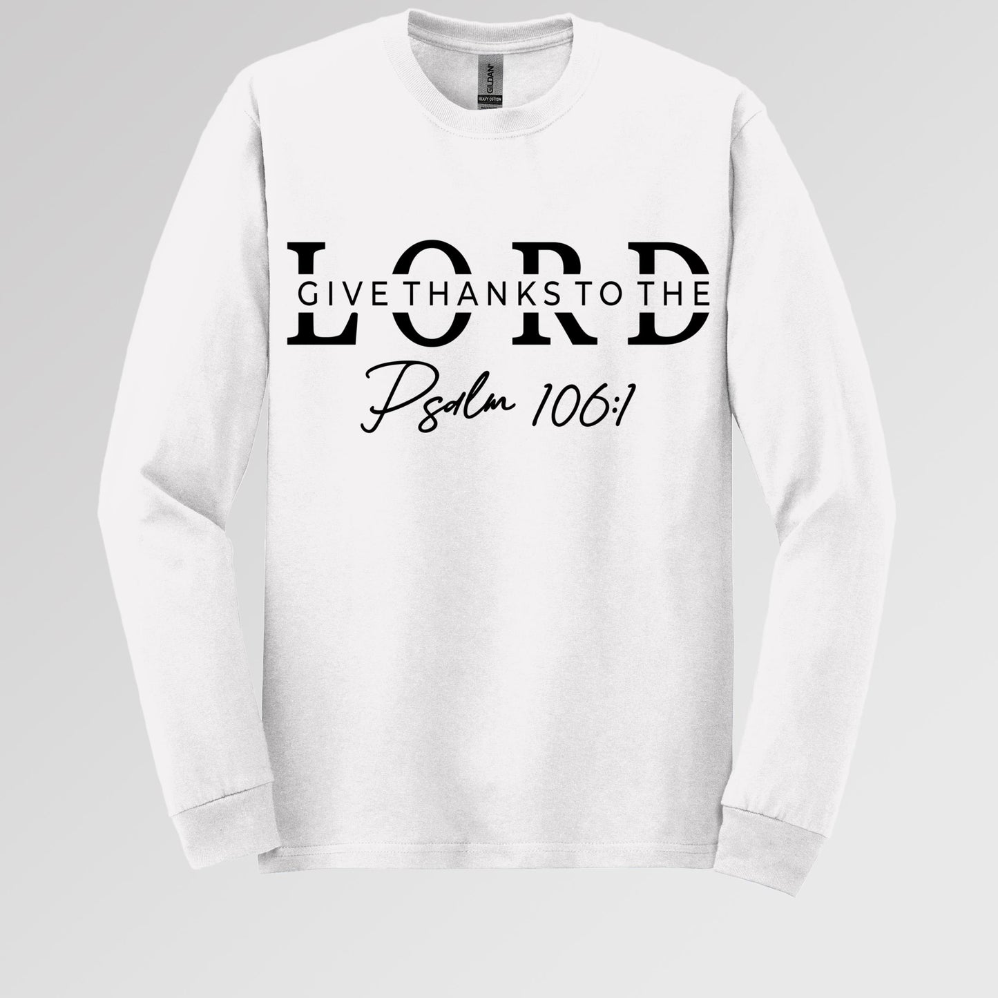 Give Thanks To The Lord Psalm 106.1 01