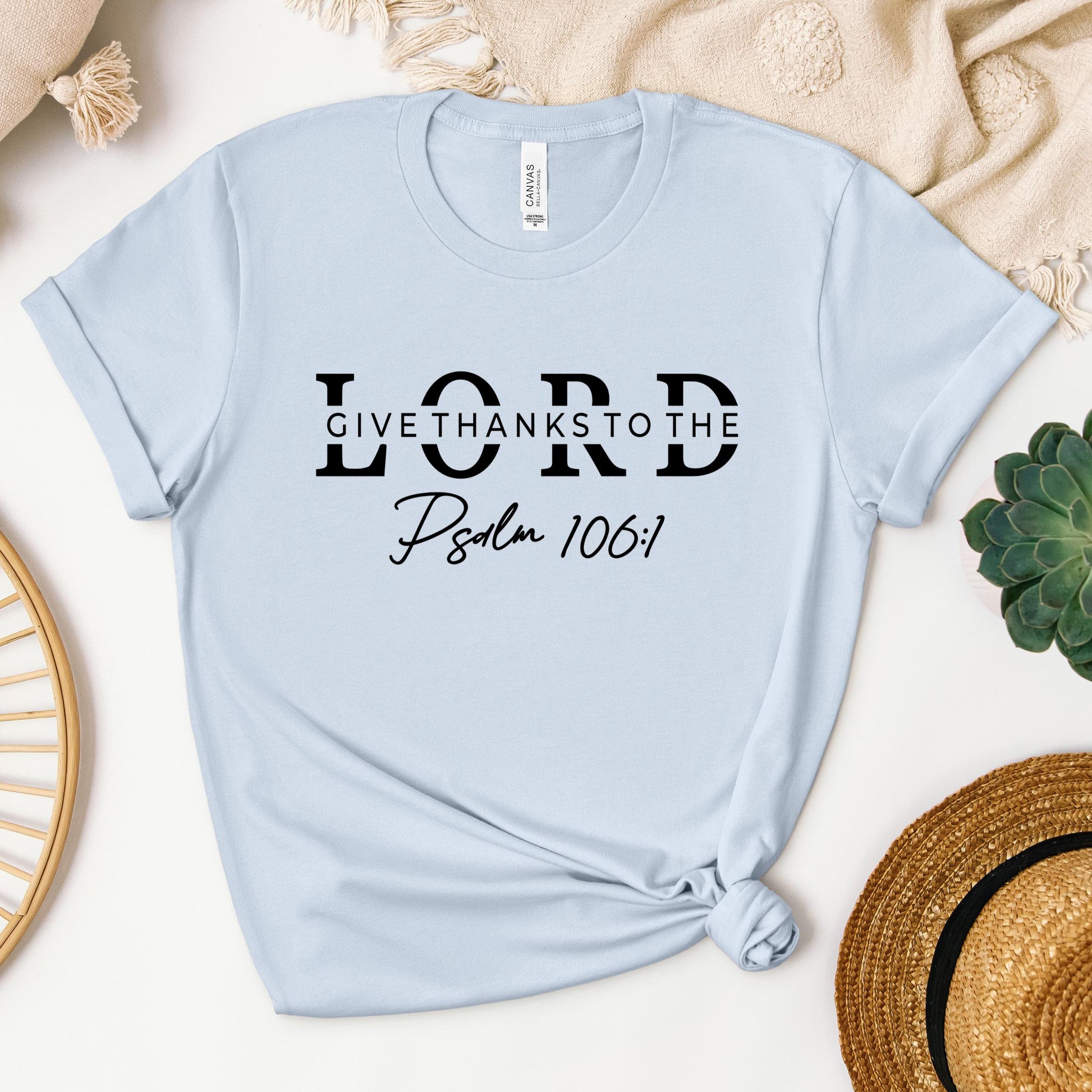 Give Thanks To The Lord Psalm 106.1 01