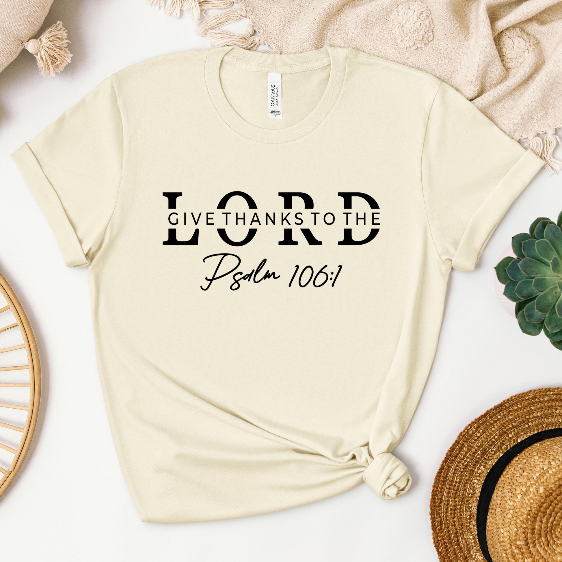 Give Thanks To The Lord Psalm 106.1 01