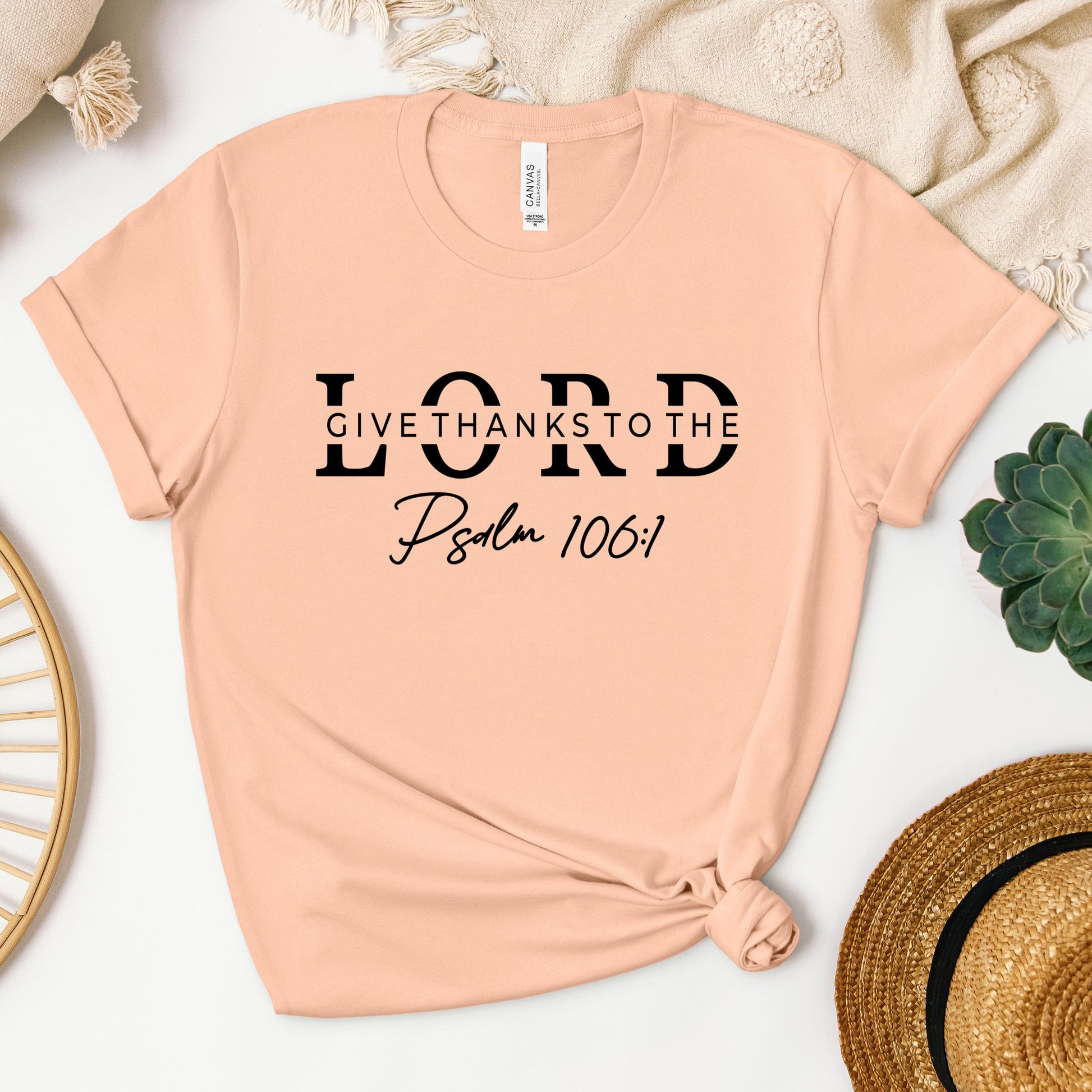 Give Thanks To The Lord Psalm 106.1 01
