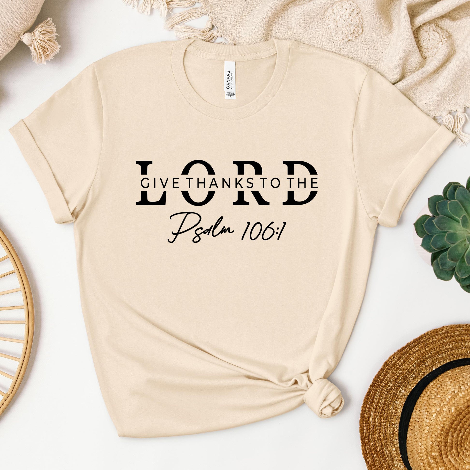 Give Thanks To The Lord Psalm 106.1 01