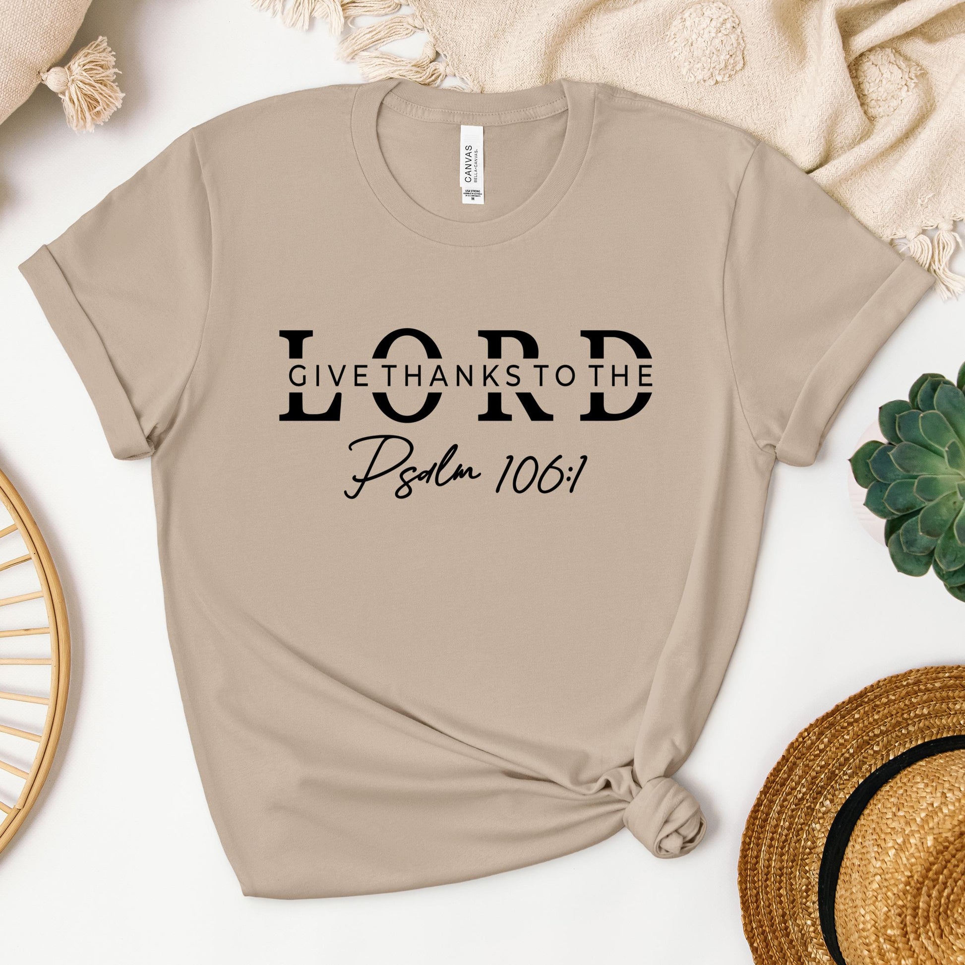 Give Thanks To The Lord Psalm 106.1 01