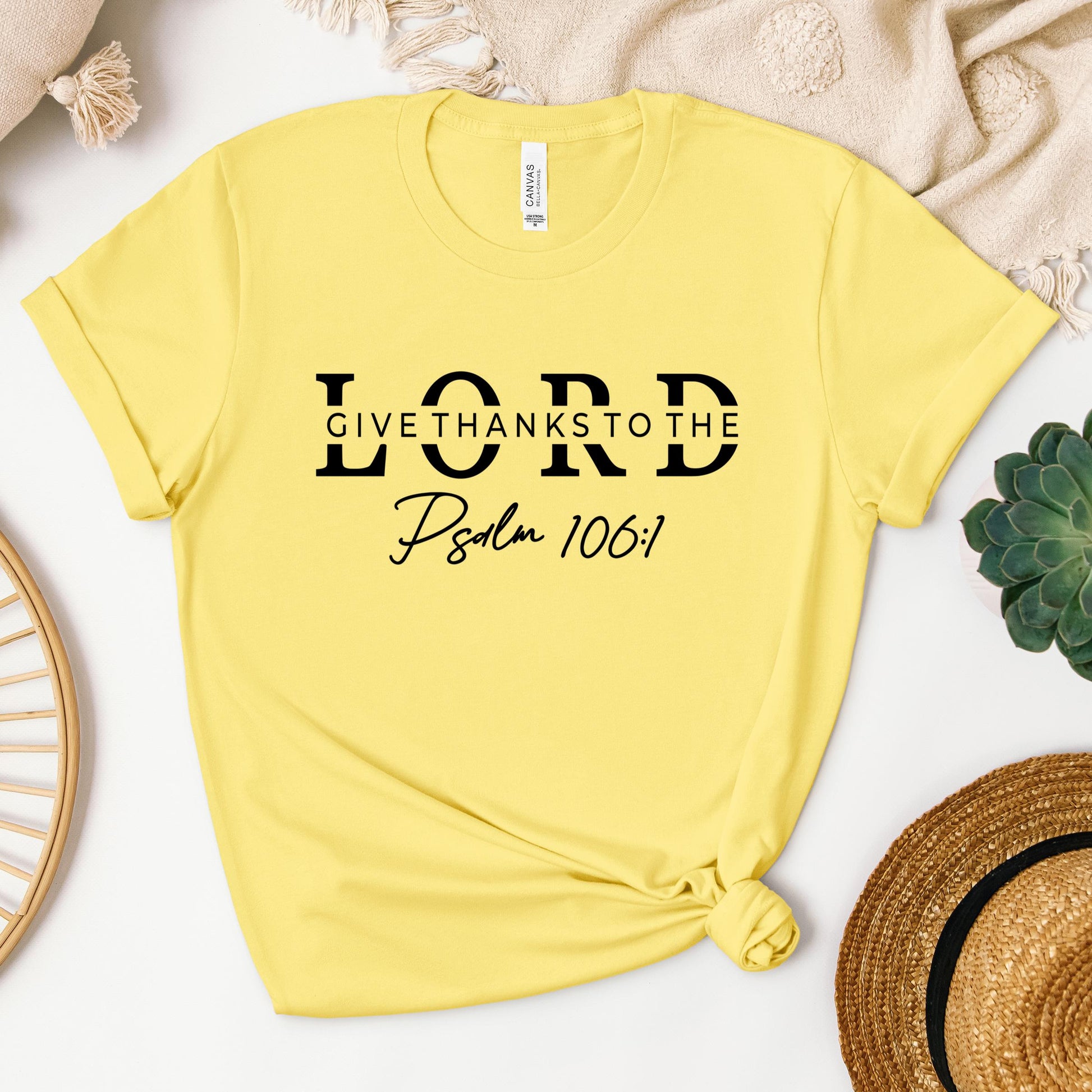 Give Thanks To The Lord Psalm 106.1 01