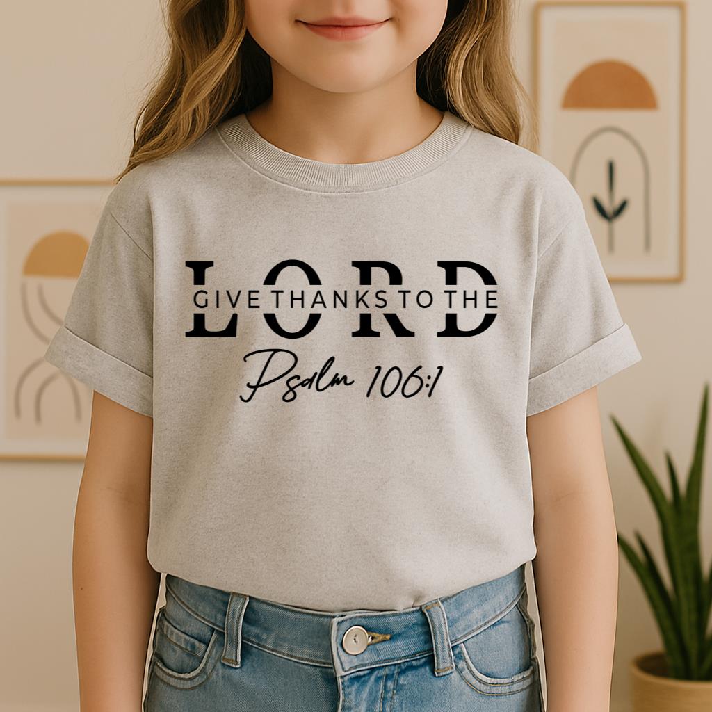Give Thanks To The Lord Psalm 106.1 01